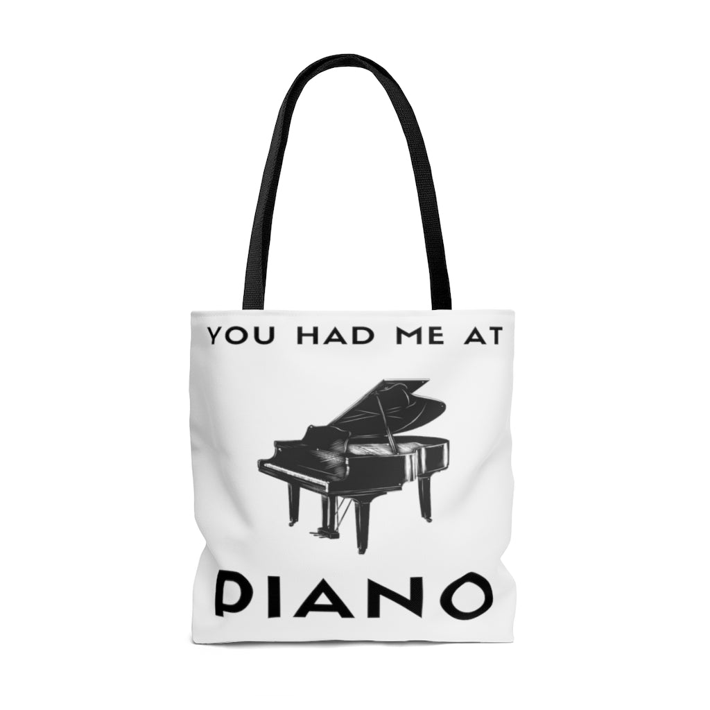 You Had Me At Piano Tote Bag | Music Gifts Depot