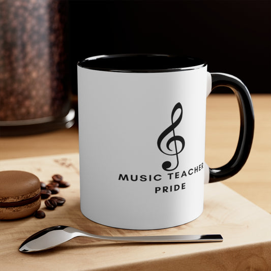 Music Teacher Pride Coffee Mug, 11oz - Music Gifts Depot