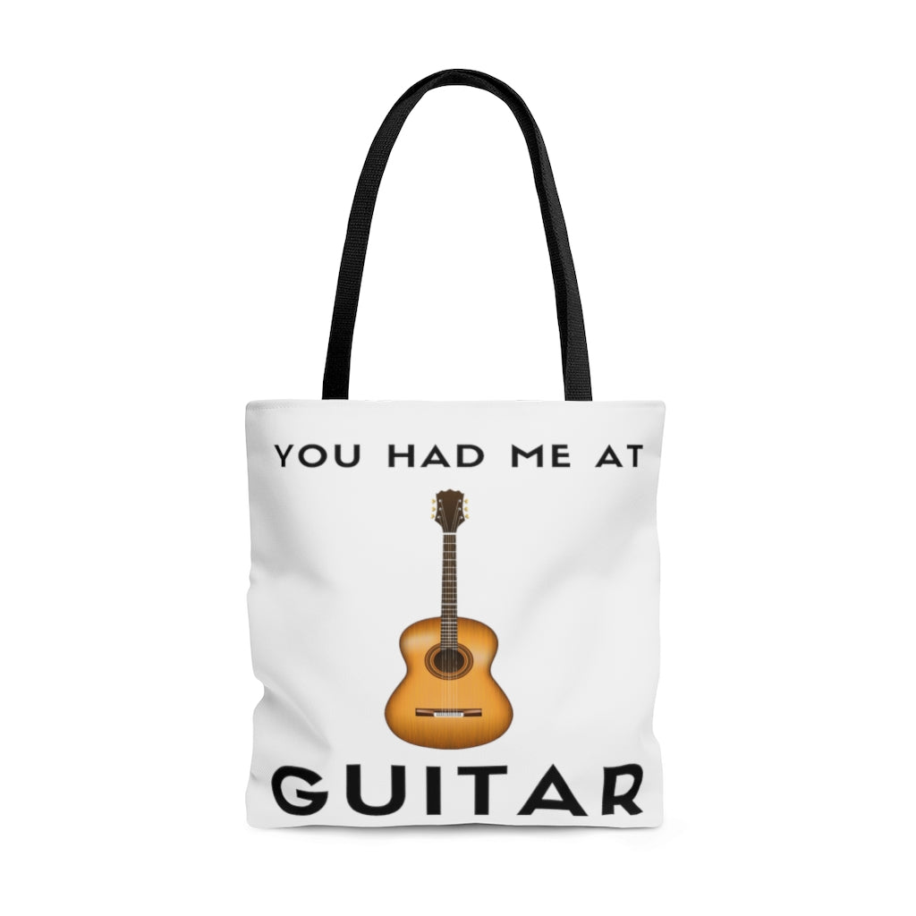 You Had Me Guitar Tote Bag | Music Gifts Depot