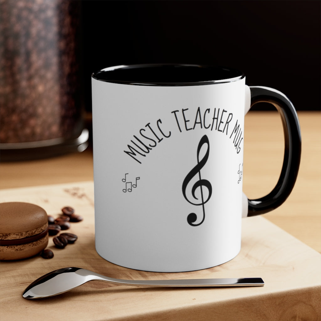 Music Teacher Coffee Mug, 11oz - Music Gifts Depot