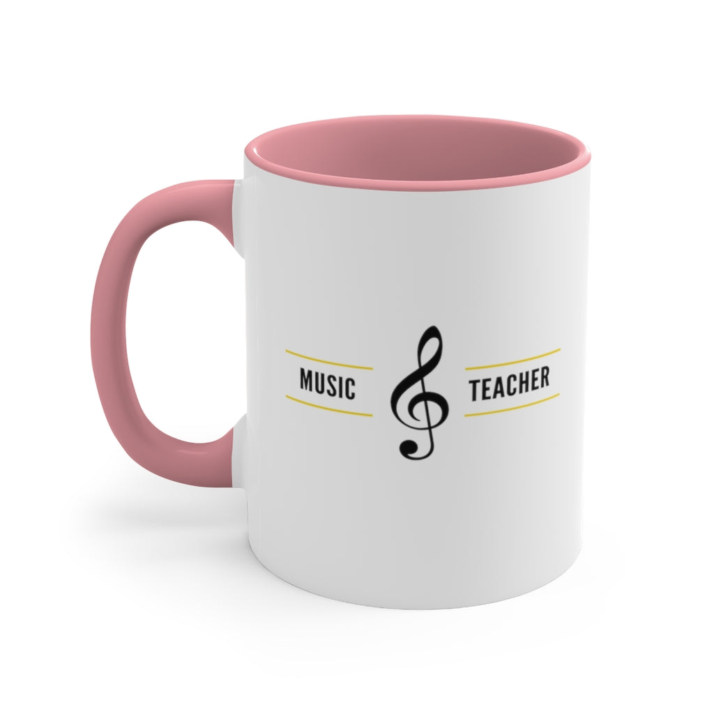 Music Teacher Coffee Mug, 11oz - Music Gifts Depot