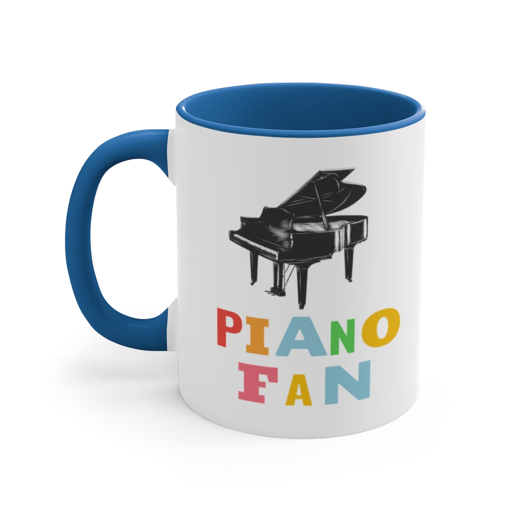 Piano Fan Pianist Grand Piano Teacher Coffee Mug, 11oz