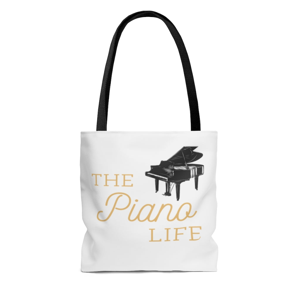 The Piano Life Tote Bag | Music Gifts Depot