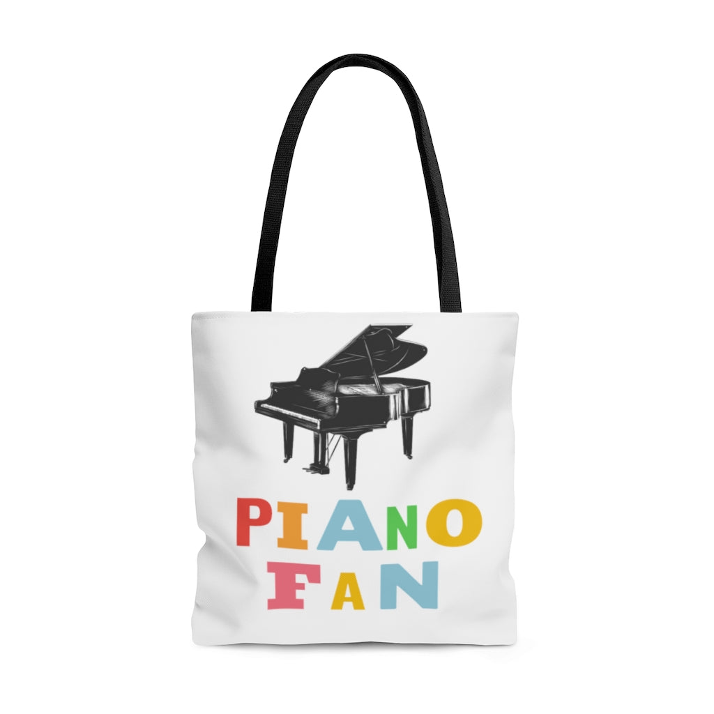 Piano Fan Tote Bag | Music Gifts Depot