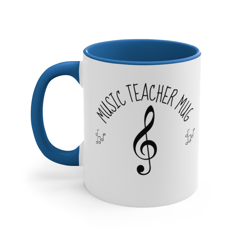 Music Teacher Coffee Mug, 11oz - Music Gifts Depot