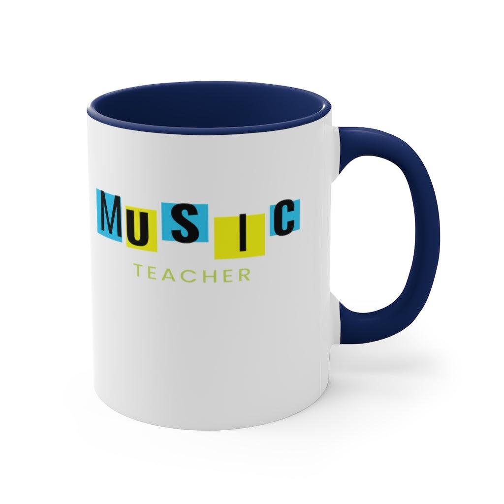 Music Teacher Coffee Mug, 11oz- Music Gifts Depot