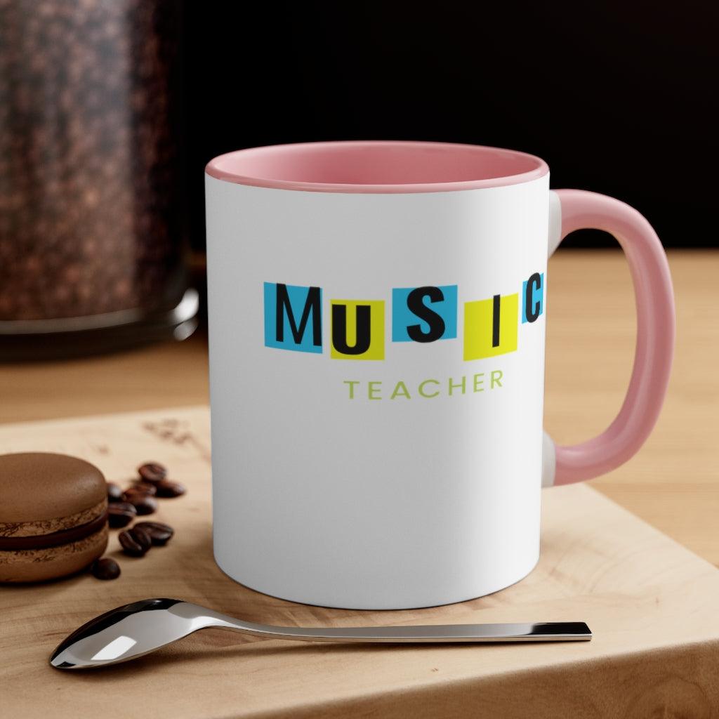 Music Teacher Coffee Mug, 11oz- Music Gifts Depot