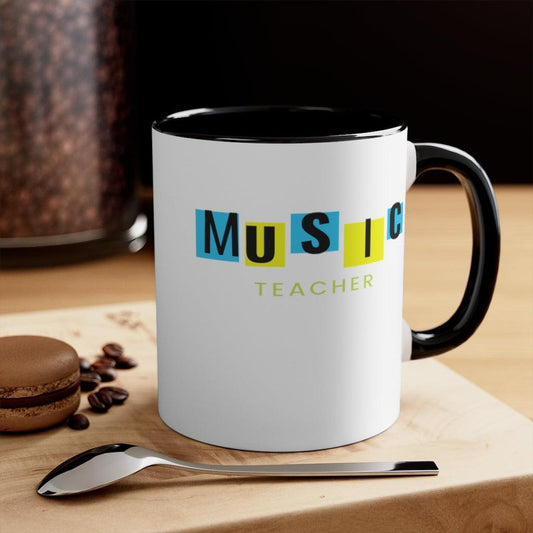 Music Teacher Coffee Mug, 11oz- Music Gifts Depot