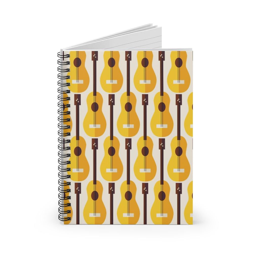 Acoustic Guitar Spiral Notebook - Music Gifts Depot