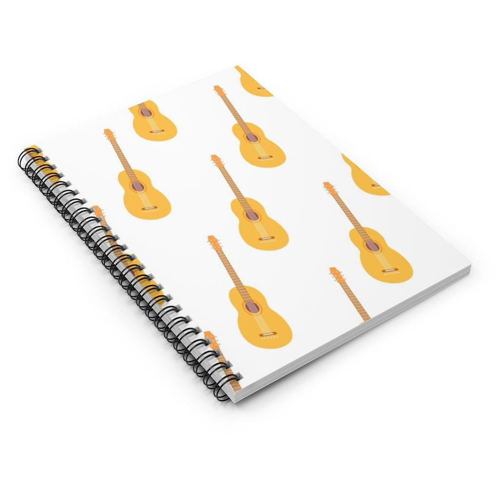 Acoustic Guitar Spiral Notebook - Music Gifts Depot