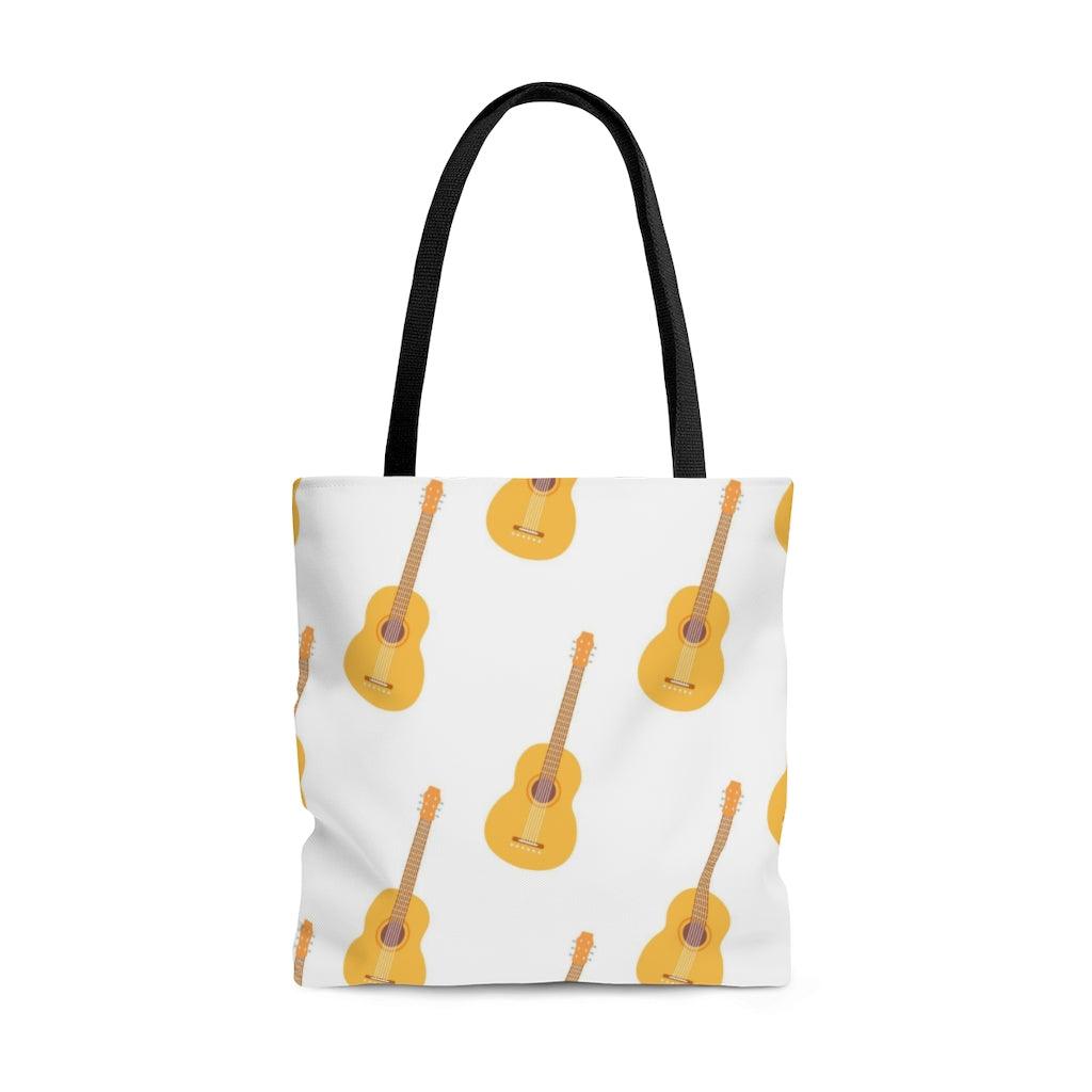 Acoustic Guitar Tote Bag - Music Gifts Depot