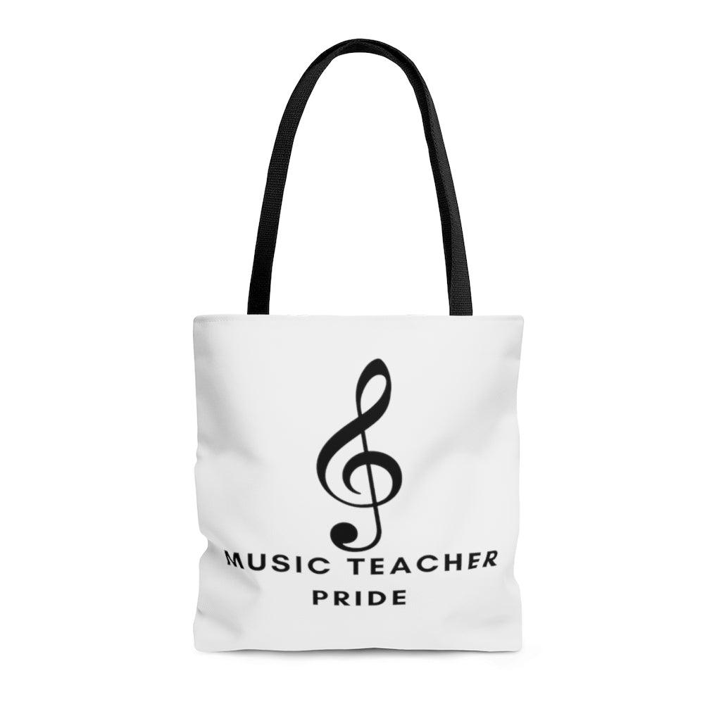Music Teacher Pride Tote Bag | Music Gifts Depot