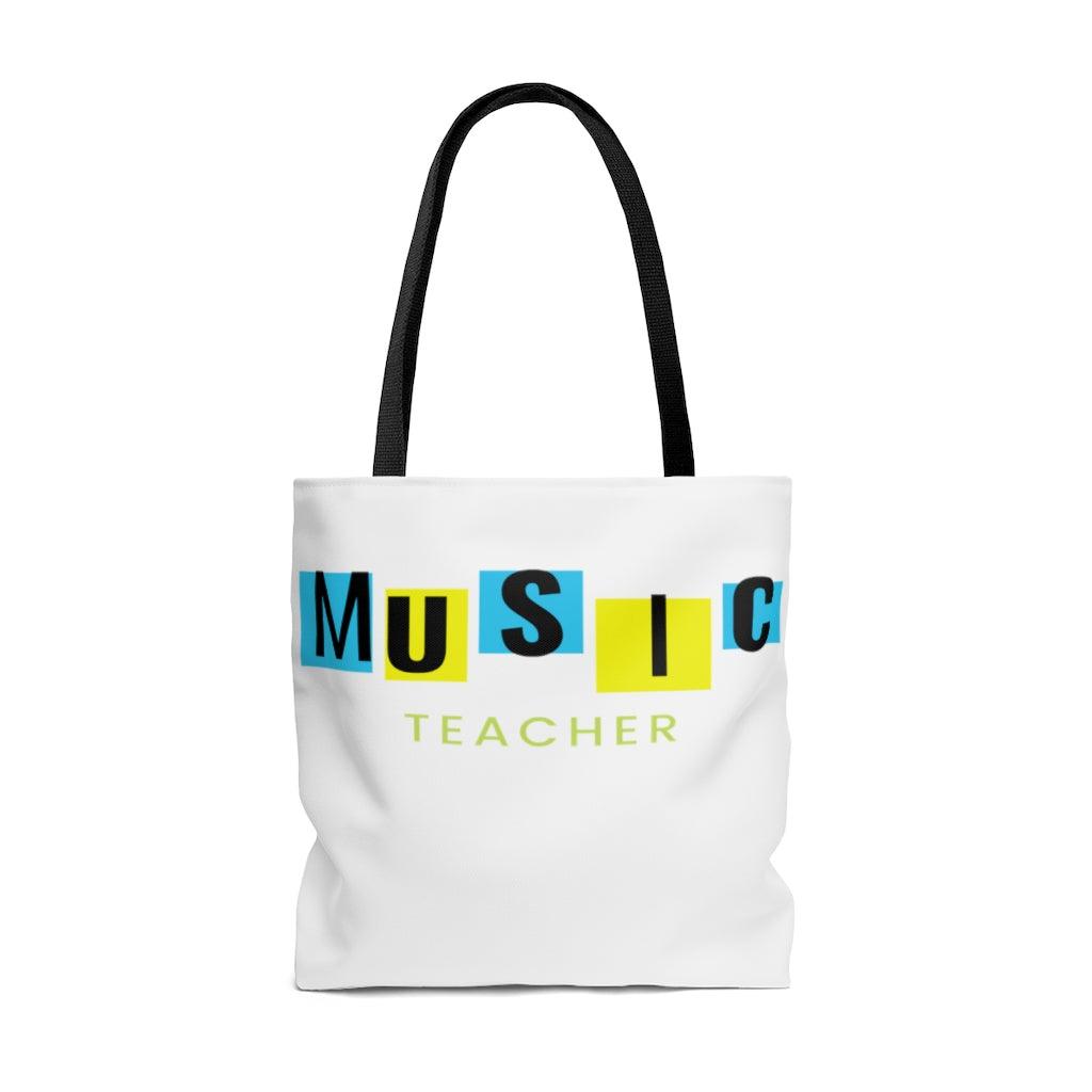 Music Teacher Tote Bag - Music Gifts Depot