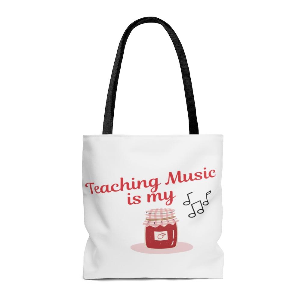 Teaching Music Is My Jam Tote Bag | Music Gifts Depot