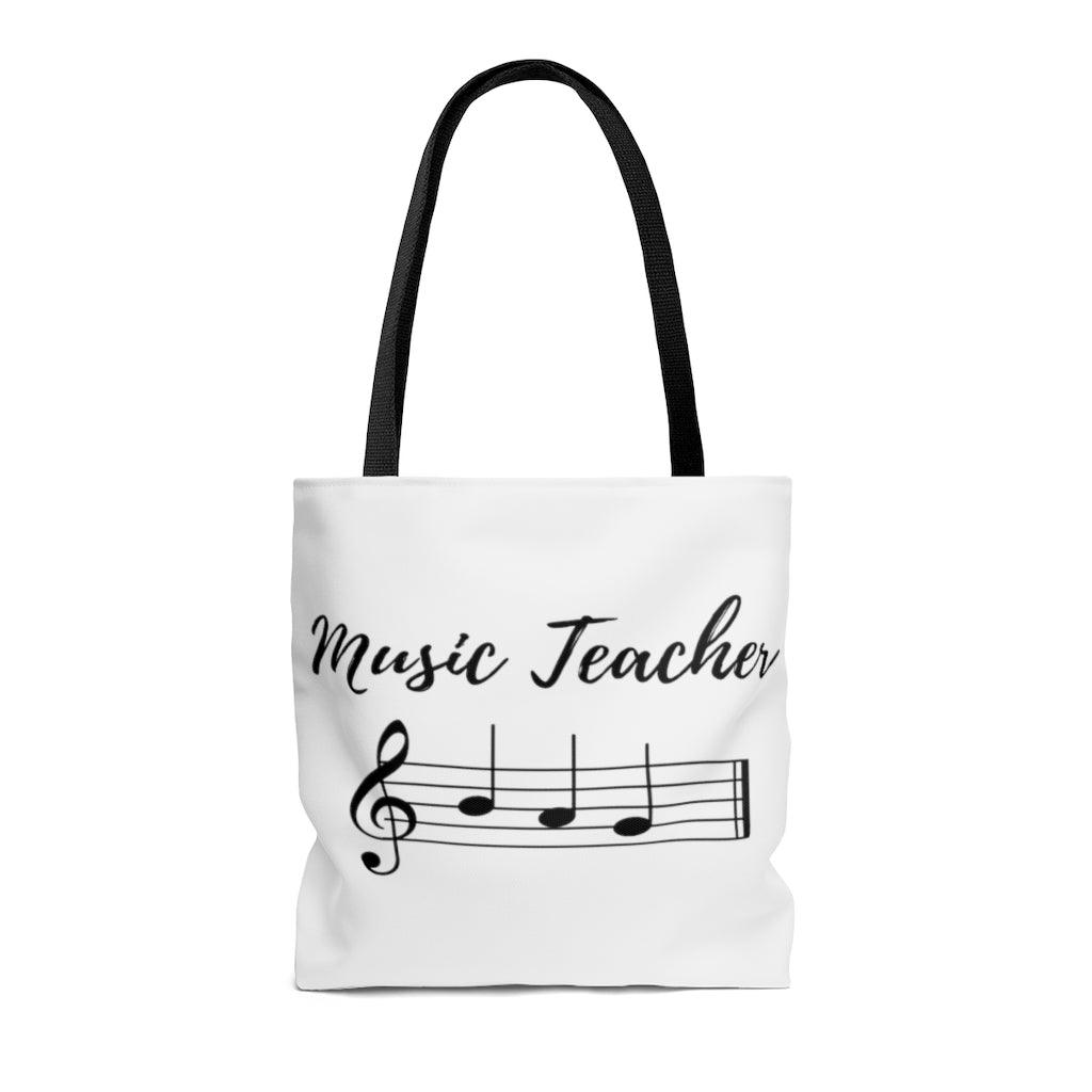 Music Teacher Bag Tote Bag | Music Gifts Depot