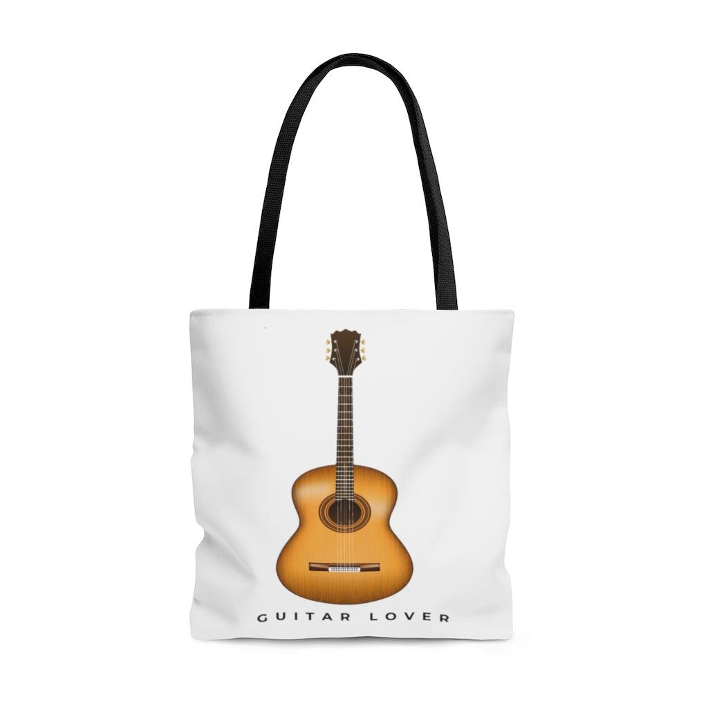 Guitar Lover Tote Bag | Music Gifts Depot