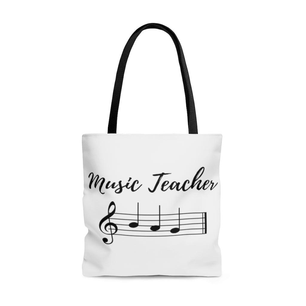 Music Teacher Bag Tote Bag | Music Gifts Depot