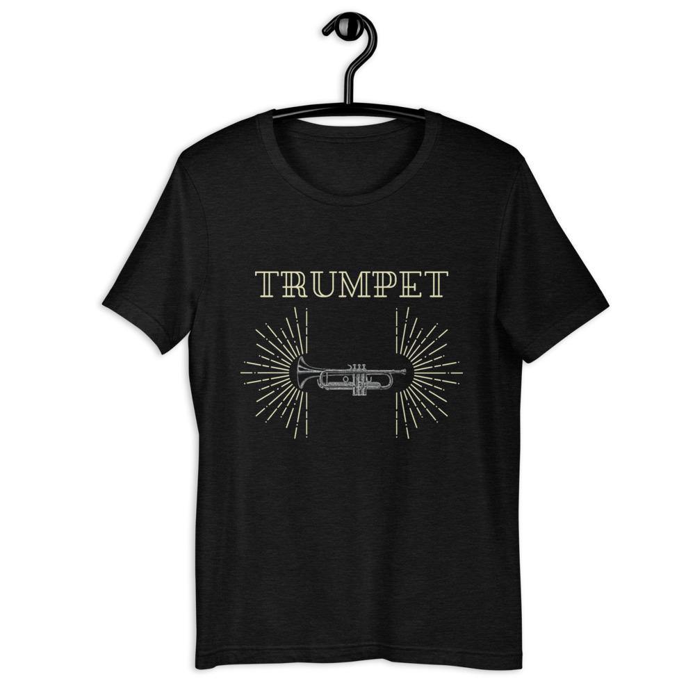 Art Deco Trumpet T-Shirt - Music Gifts Depot