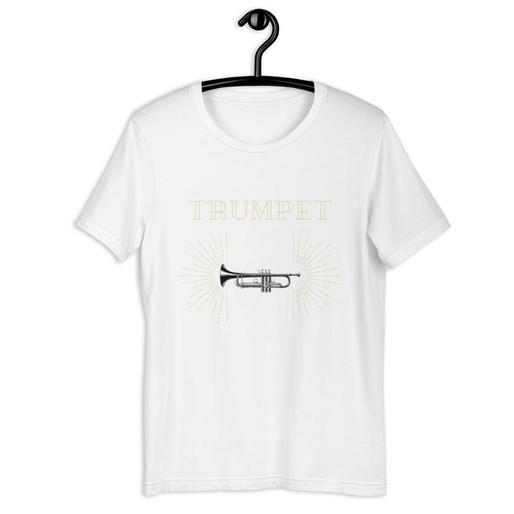 Art Deco Trumpet T-Shirt - Music Gifts Depot