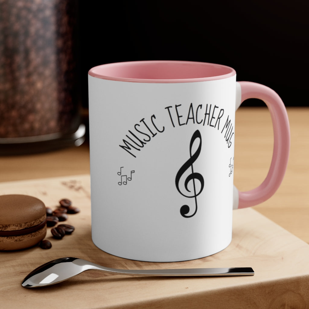 Music Teacher Coffee Mug, 11oz - Music Gifts Depot