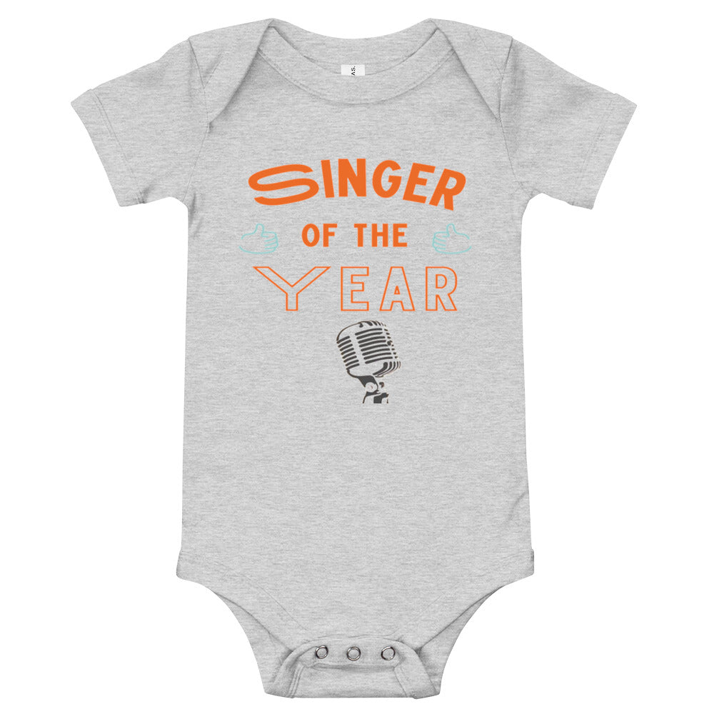 Singer Of The Year Baby short sleeve one piece - Music Gifts Depot