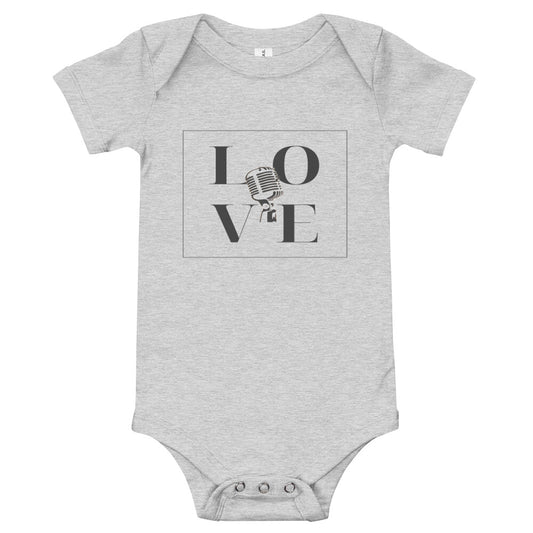 Love Singing Baby short sleeve one piece - Music Gifts Depot