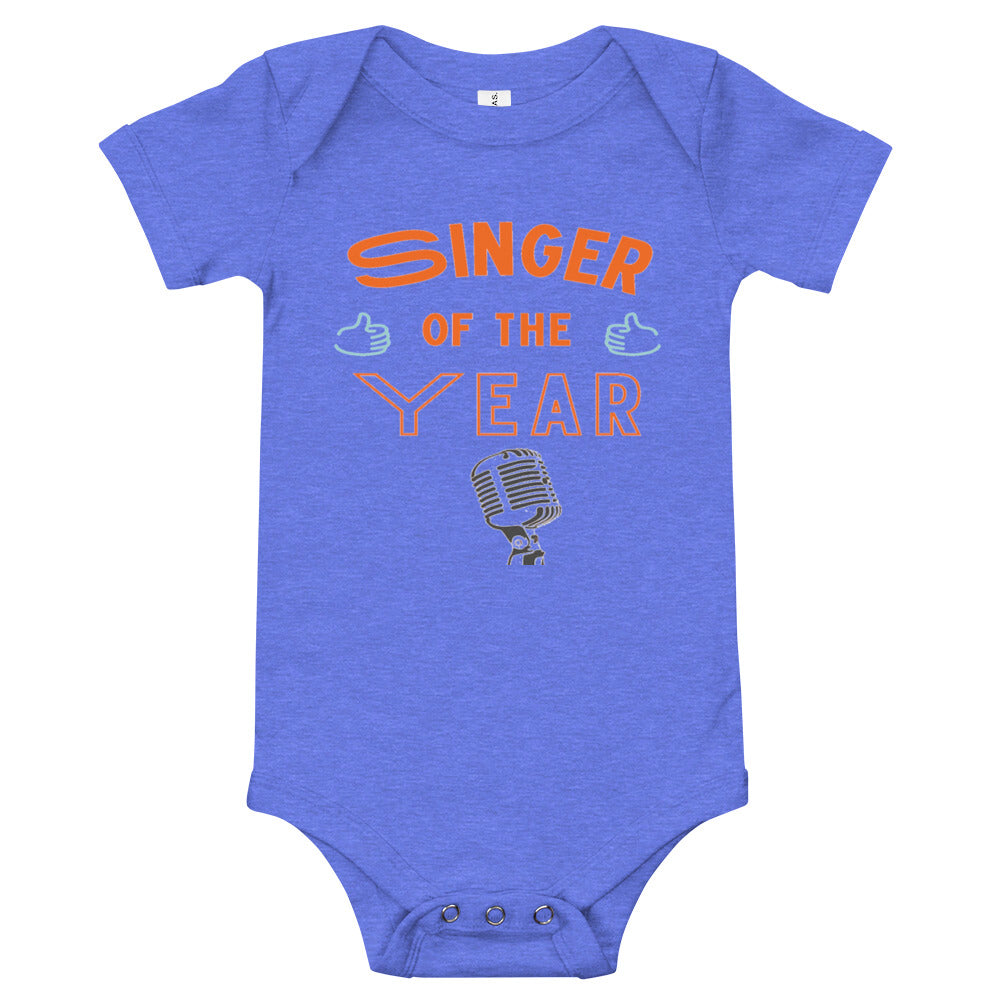 Singer Of The Year Baby short sleeve one piece - Music Gifts Depot