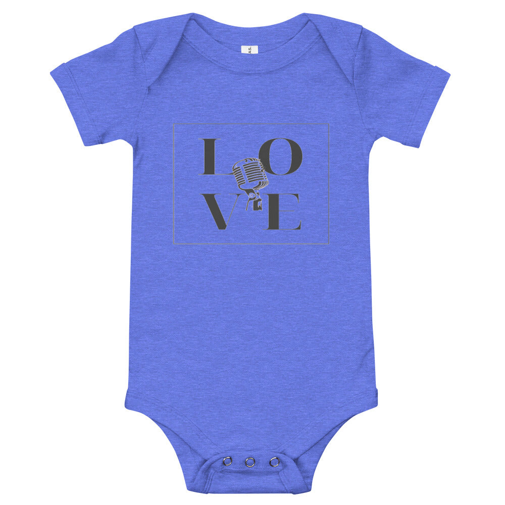 Love Singing Baby short sleeve one piece - Music Gifts Depot