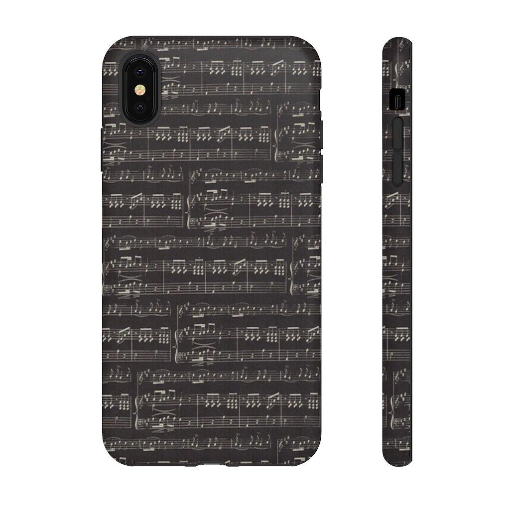 Black Music Note Phone Case - Music Gifts Depot