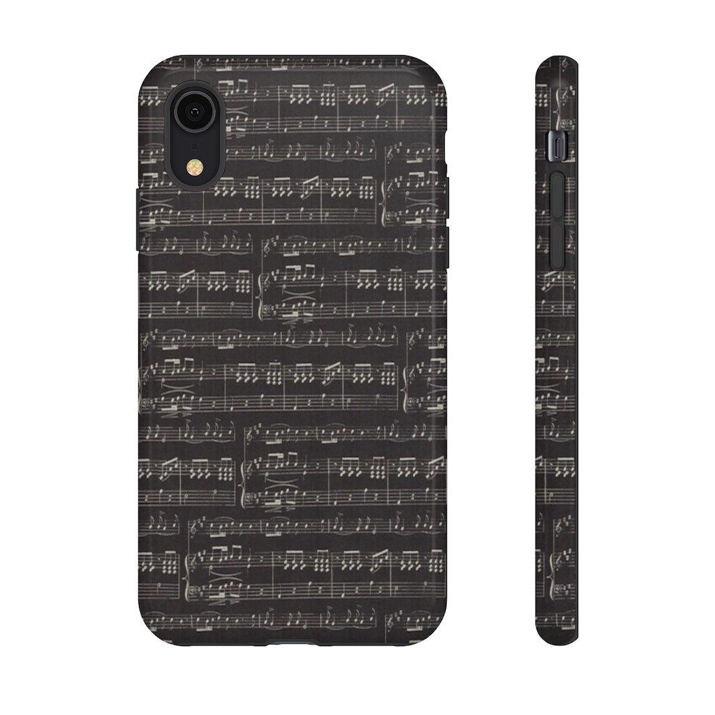Black Music Note Phone Case - Music Gifts Depot