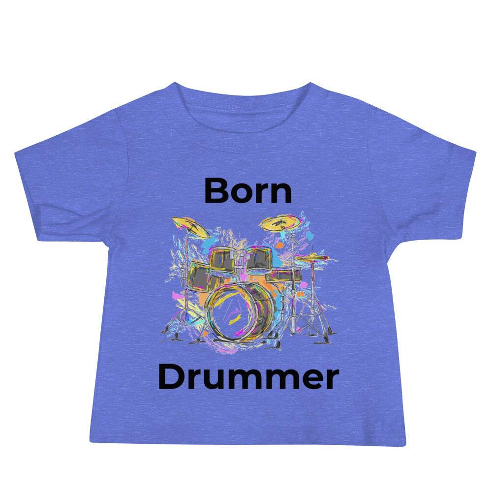 Born Drummer Baby Music Shirt - Music Gifts Depot