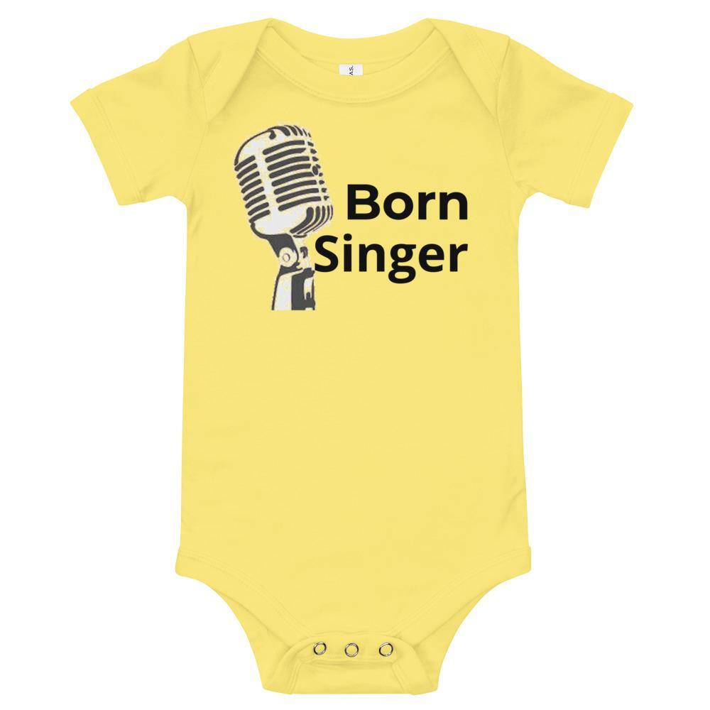 Born Singer Music Baby short sleeve one piece - Music Gifts Depot