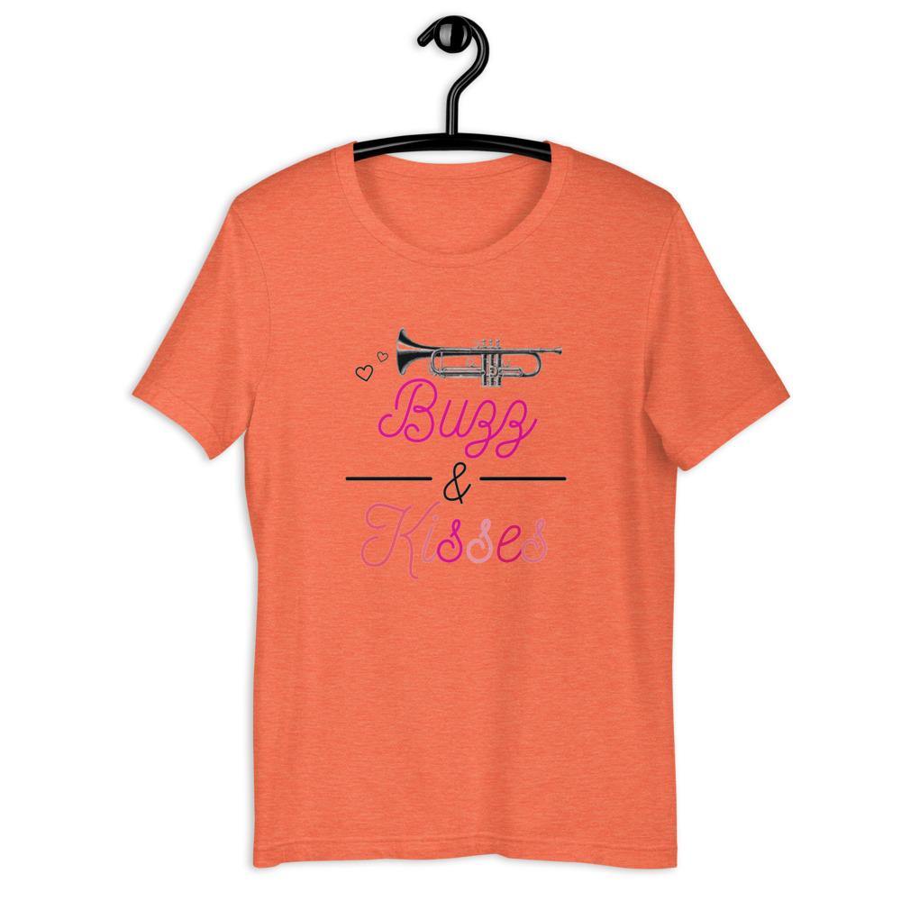 Buzz and Kisses Trumpet T-Shirt - Music Gifts Depot