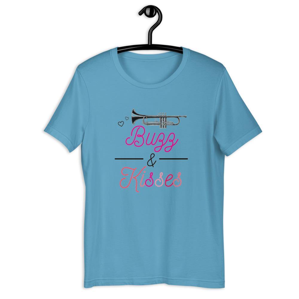 Buzz and Kisses Trumpet T-Shirt - Music Gifts Depot