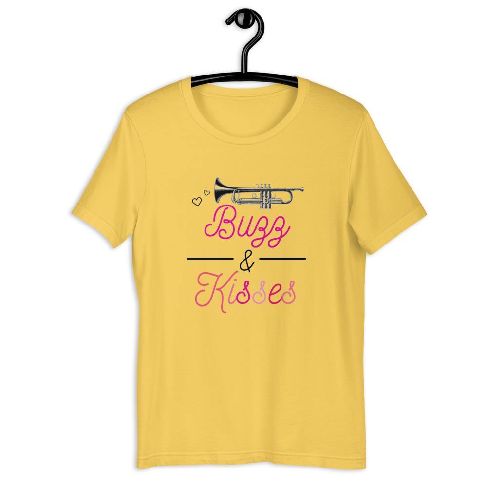 Buzz and Kisses Trumpet T-Shirt - Music Gifts Depot