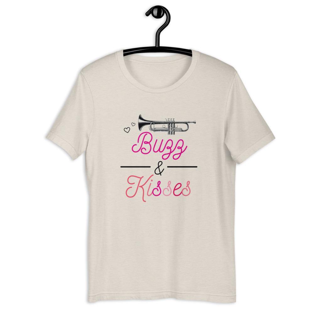 Buzz and Kisses Trumpet T-Shirt - Music Gifts Depot