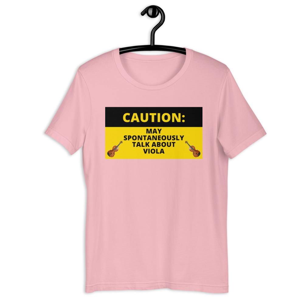 caution may spontaneously talk about viola T-Shirt - Music Gifts Depot