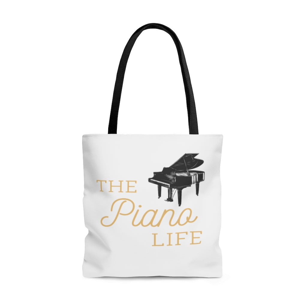 The Piano Life Tote Bag | Music Gifts Depot