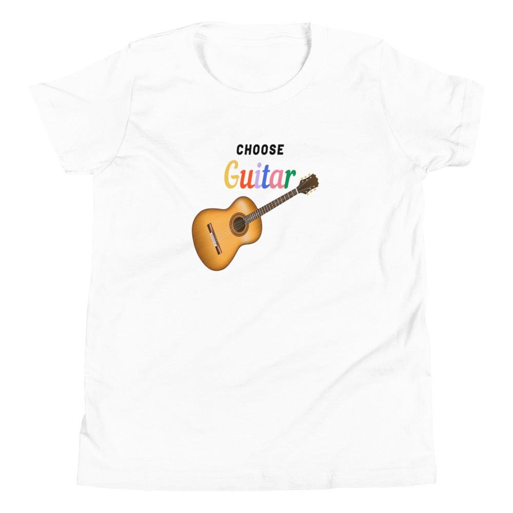Choose Guitar Youth Kids T-Shirt - Music Gifts Depot