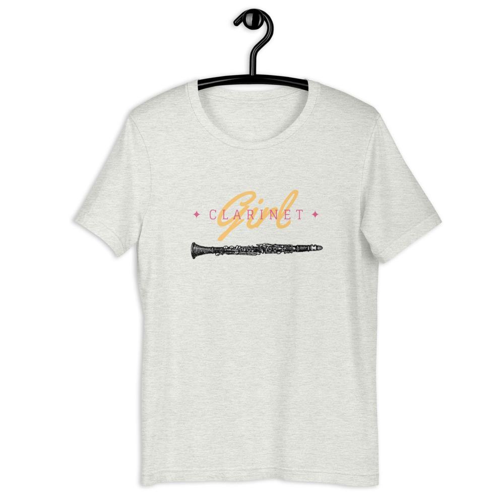 Clarinet Girl T-Shirt - Music Gifts Depot