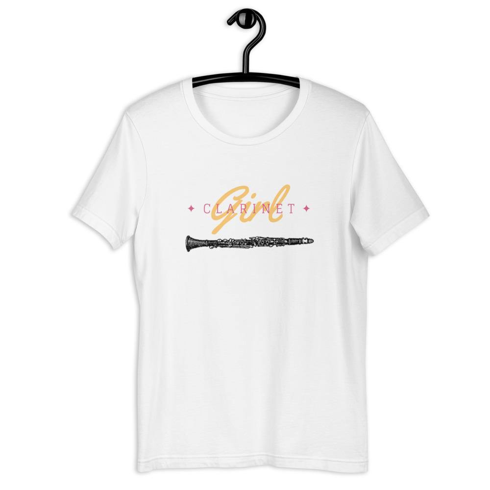 Clarinet Girl T-Shirt - Music Gifts Depot
