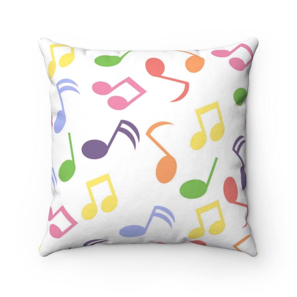 Colorful Music Note Pillow - Music Gifts Depot