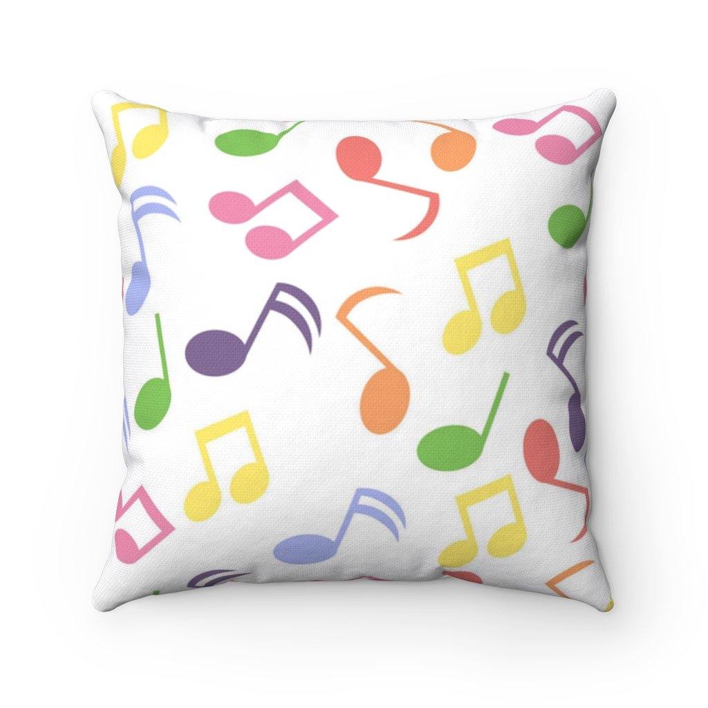 Colorful Music Note Pillow - Music Gifts Depot