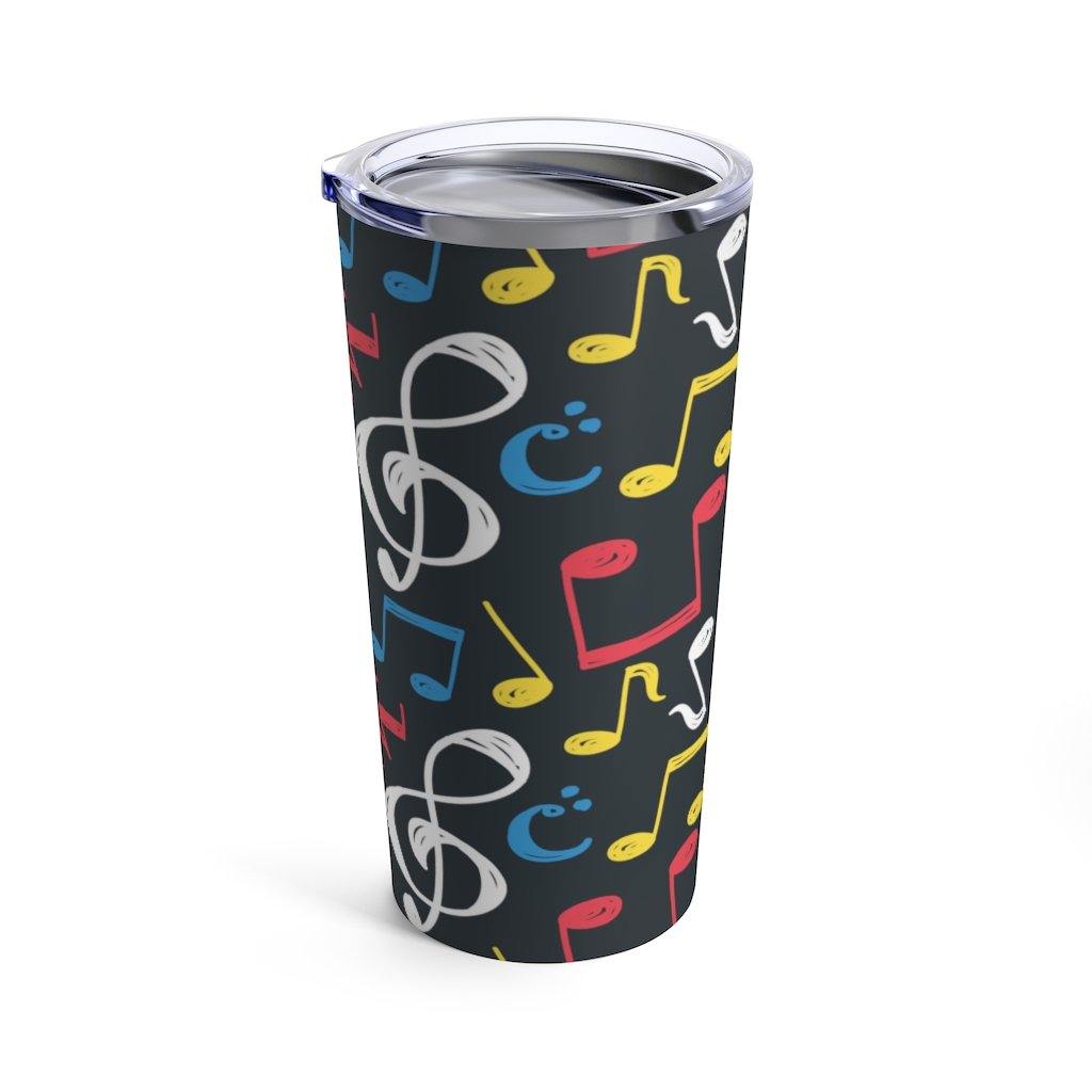 Colorful Music Note Tumbler 20oz - Music Gifts Depot