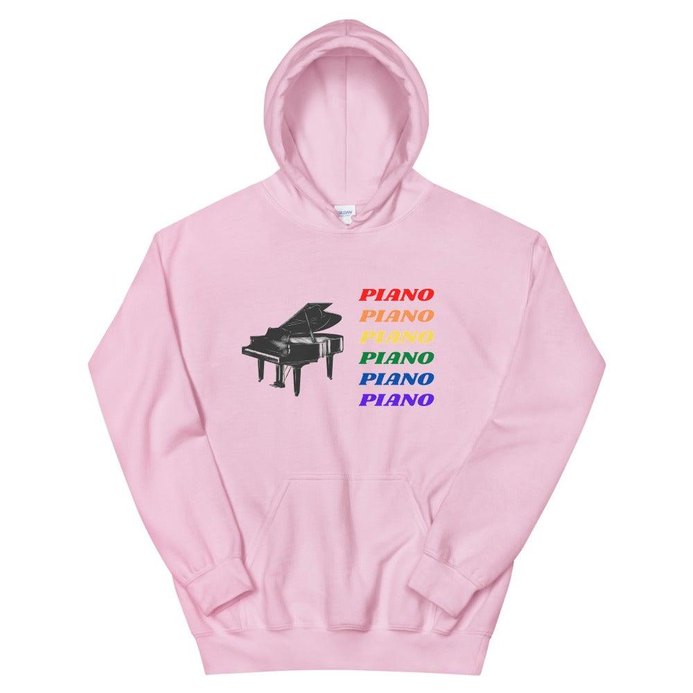 Colorful Piano Hoodie - Music Gifts Depot