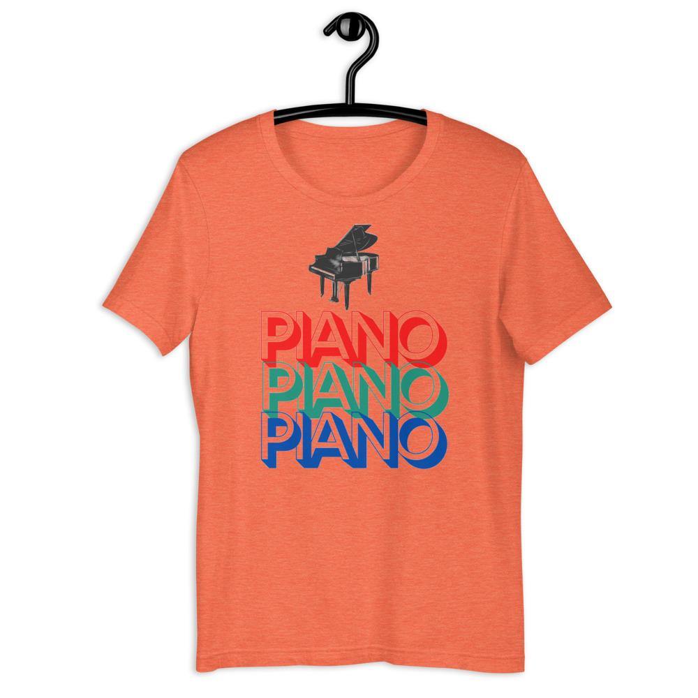 Colorful Piano T-Shirt - Music Gifts Depot