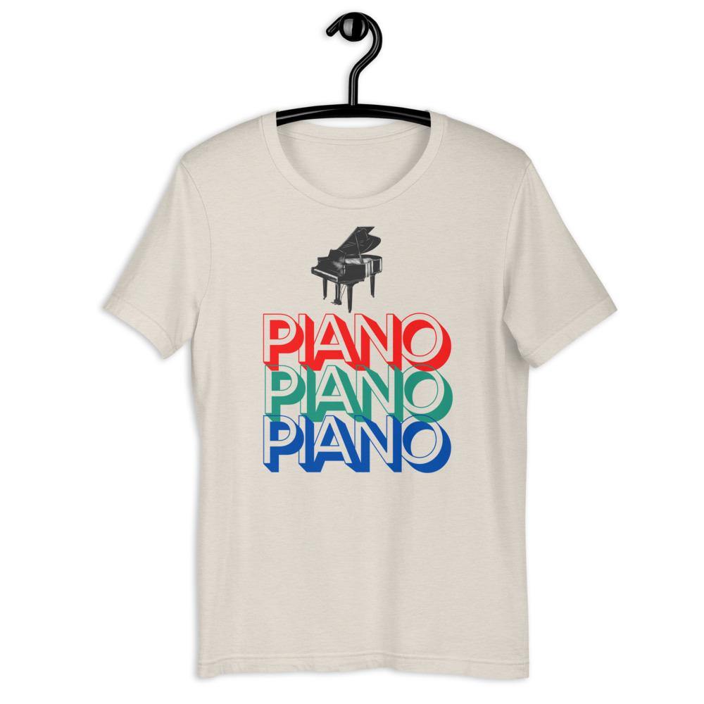 Colorful Piano T-Shirt - Music Gifts Depot