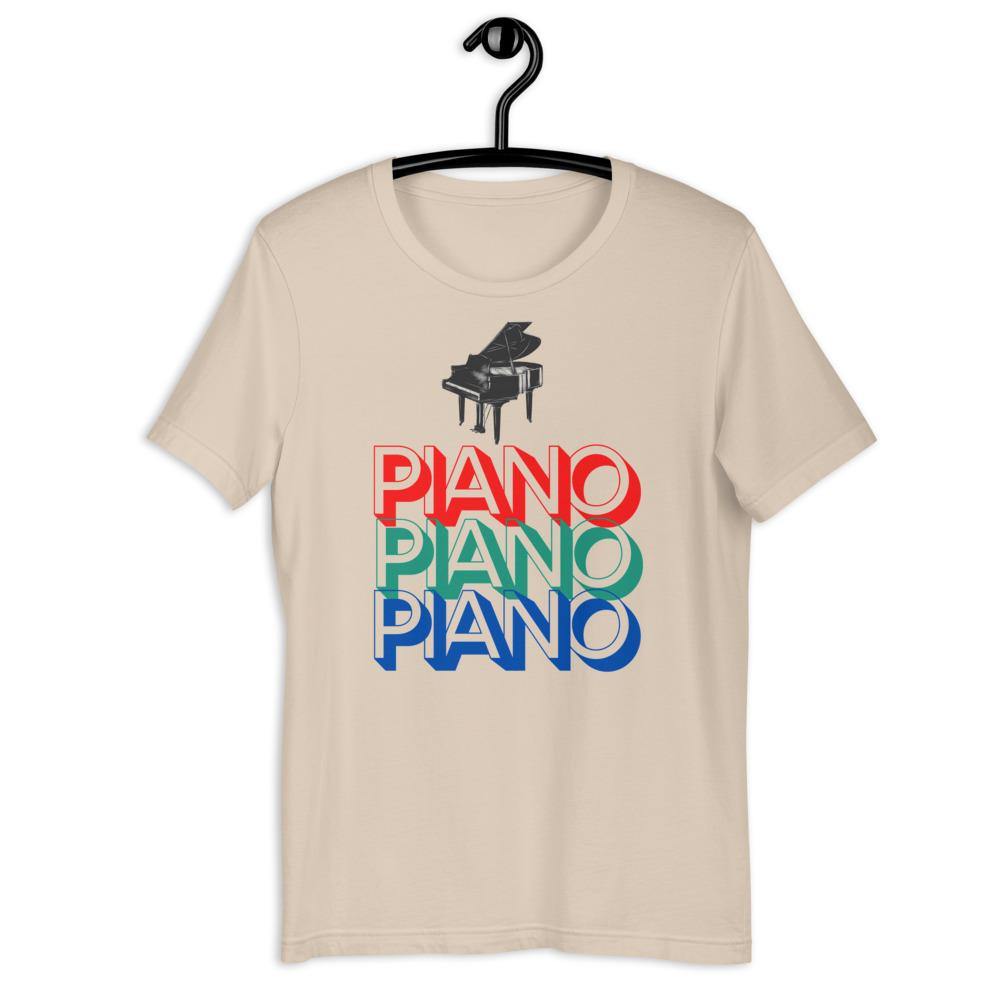 Colorful Piano T-Shirt - Music Gifts Depot