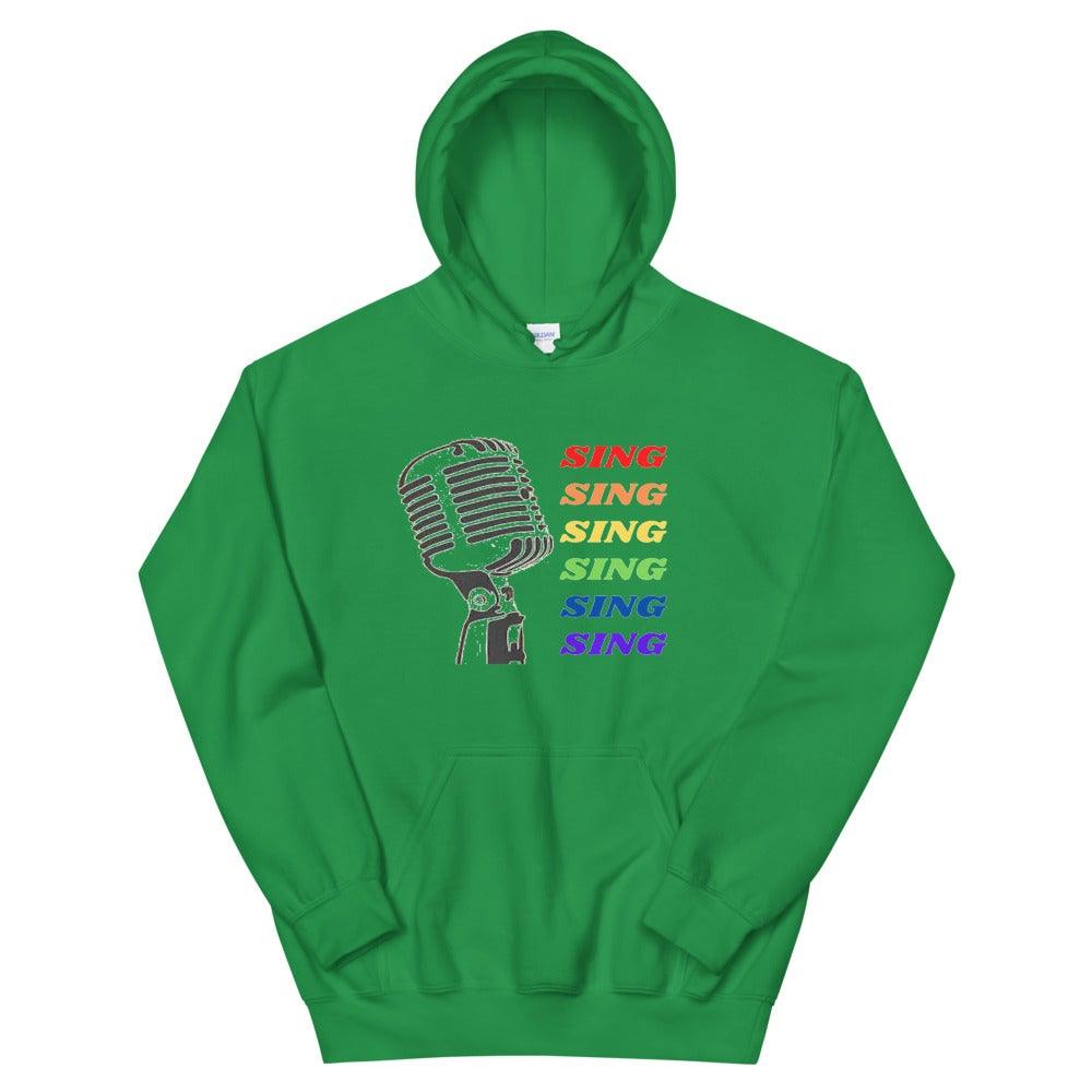 Colorful Sing Hoodie - Music Gifts Depot