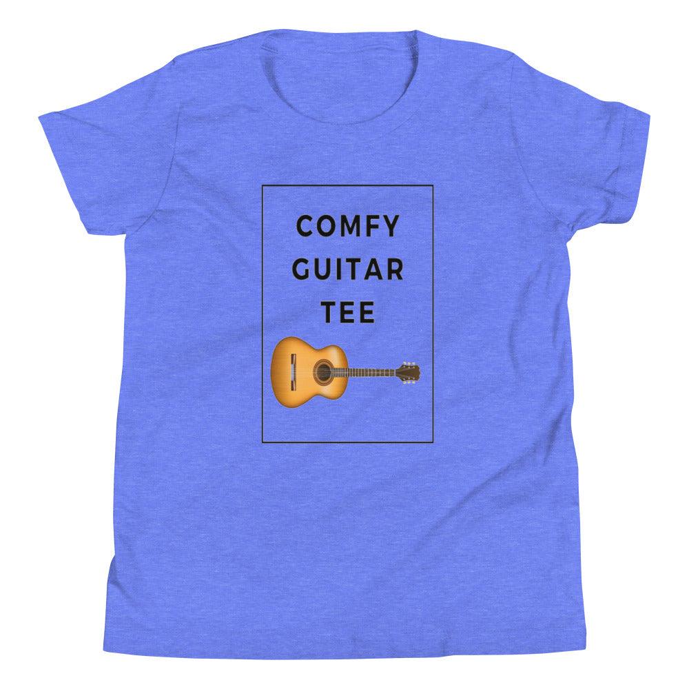 Comfy Guitar Tee Youth Kids T-Shirt - Music Gifts Depot